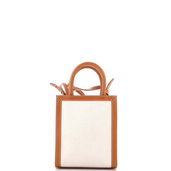 Celine Vertical Cabas Tote Canvas With #233254C96B - Picture 3 of 6